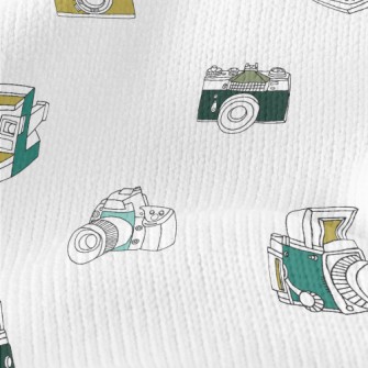 Vintage Photography Camera Stretch Jersey
