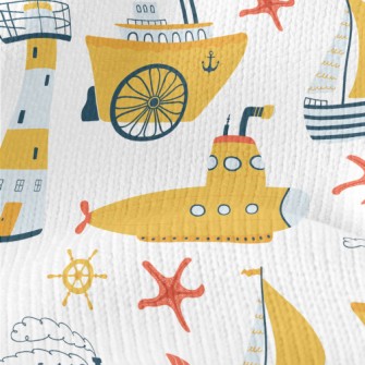 Lighthouse Submarine Yacht Stretch Jersey