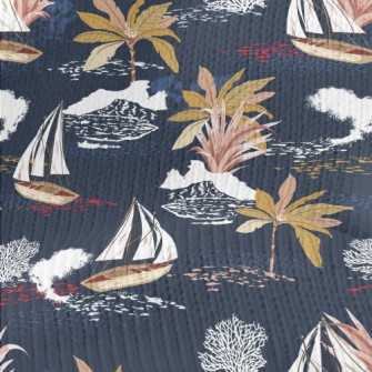 Sailing Ship Drifting Stretch Jersey
