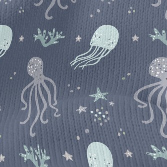Star Jellyfish And Octopus Stretch Jersey