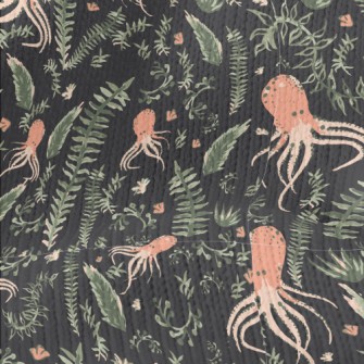 Seaweed And Octopus Stretch Jersey
