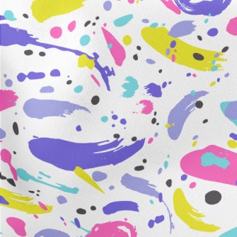 Vibrant Painting Lightweight Cotton Poplin