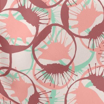 Radial Paint Splash Lightweight Cotton Poplin