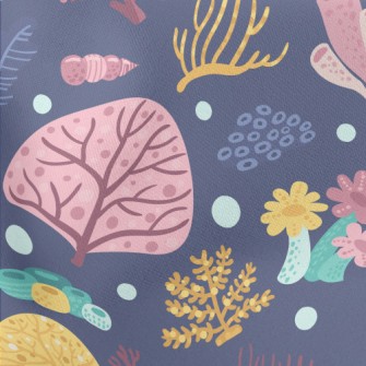Strange Coral Group Lightweight Cotton Poplin
