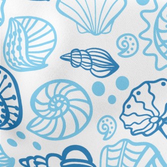 Various Shellfish Lightweight Cotton Poplin