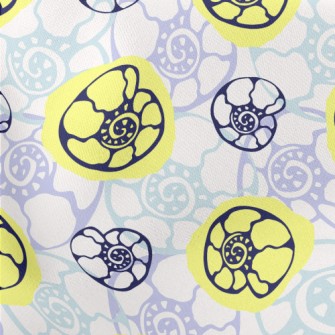 Ancient Creature Nautilus Lightweight Cotton Poplin