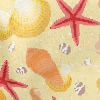 Shell Star Sand Lightweight Cotton Poplin