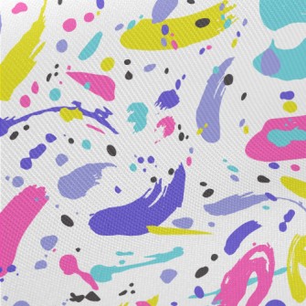 Vibrant Painting Midweight Cotton Poplin