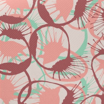 Radial Paint Splash Midweight Cotton Poplin