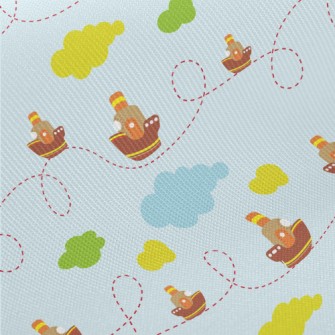 Dotted Line Sailing Cruise Shi Midweight Cotton Poplin