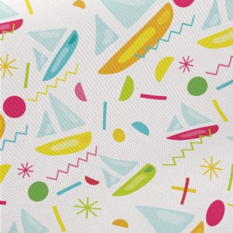 Geometric Stitching Yacht Midweight Cotton Poplin