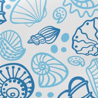 Various Shellfish Midweight Cotton Poplin