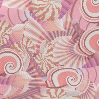 Fantasy Rare Shells Midweight Cotton Poplin