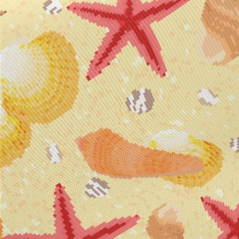 Shell Star Sand Midweight Cotton Poplin