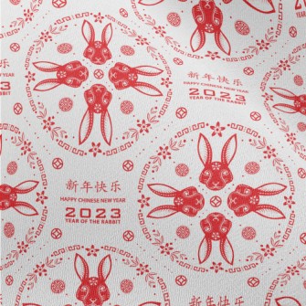 Auspicious Pattern For The Yea Chiffon