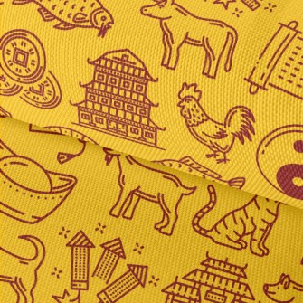 Traditional Chinese Zodiac Waterproof Oxford