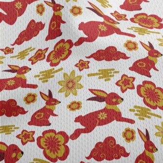 Chinese Auspicious Year Of The Athletic Mesh Flat Back