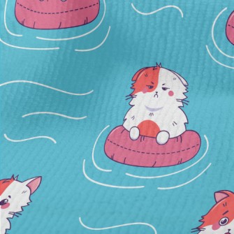 Cat Swimming In Swimming Pool Terry