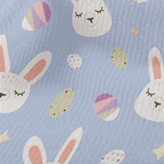 White Rabbit And Easter Eggs Terry