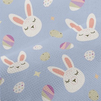 White Rabbit And Easter Eggs Performance Linen