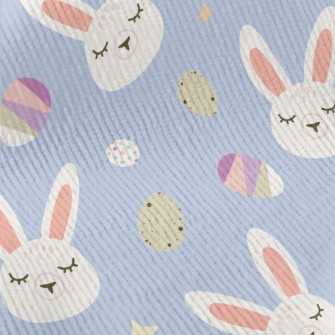 White Rabbit And Easter Eggs Standard Corduroy