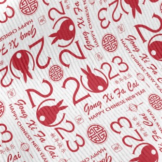 Modern Chinese Year Of The Rab Standard Corduroy