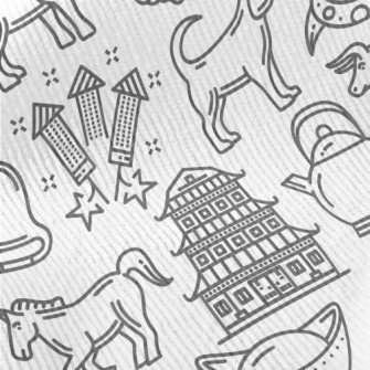 Chinese Zodiac New Year Standard Corduroy