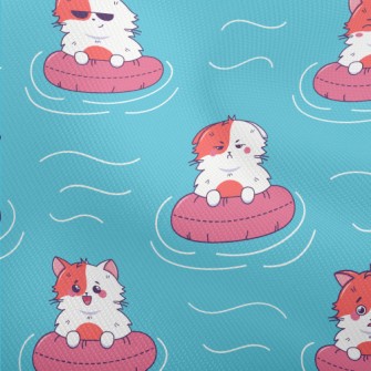 Cat Swimming In Swimming Pool Dobby