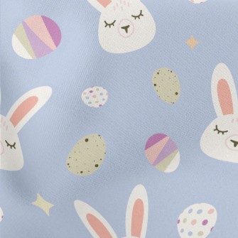 White Rabbit And Easter Eggs Stretch Ponte