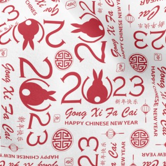 Modern Chinese Year Of The Rab Micro Fleece