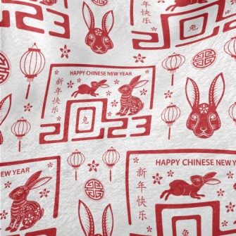 Happy New Year Of The Rabbit Minky