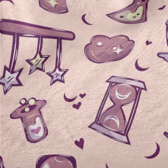 Cute Magic Illustrations Minky