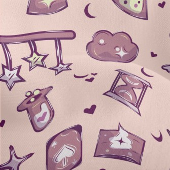 Cute Magic Illustrations Lightweight Performance Linen