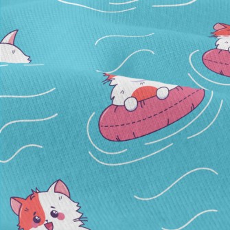 Cat Swimming In Swimming Pool Modern Jersey