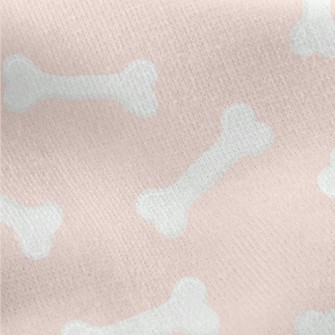 Cartoon Dog Bone Toy Jersey Backed Fleece