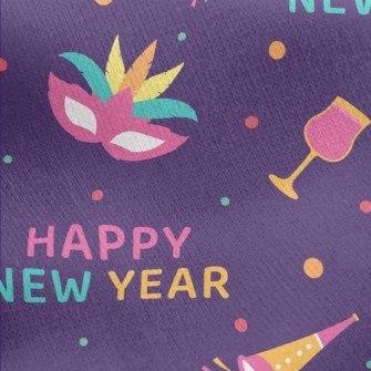 New Year Celebration Party Jersey Backed Fleece