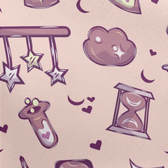 Cute Magic Illustrations Pongee