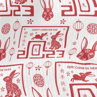 Happy New Year Of The Rabbit Stretch Jersey