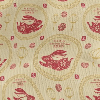 Happy New Year Of The Rabbit Stretch Jersey