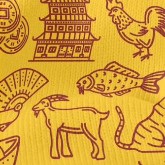 Traditional Chinese Zodiac Stretch Jersey