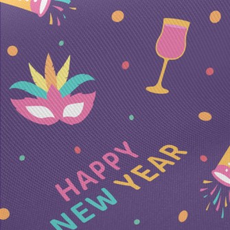 New Year Celebration Party Midweight Cotton Poplin