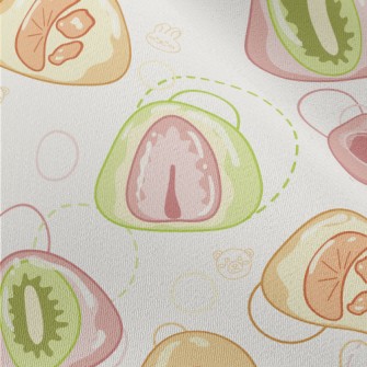 Cartoon Japanese Daifuku Chiffon