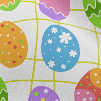 Bright Easter Eggs Chiffon