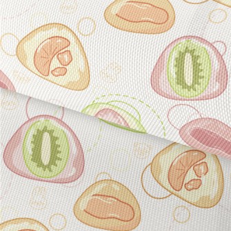 Cartoon Japanese Daifuku Waterproof Oxford