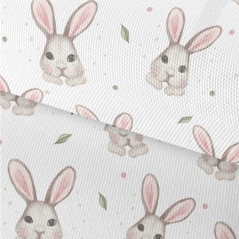 Watercolor Hand Drawn Rabbit Waterproof Oxford