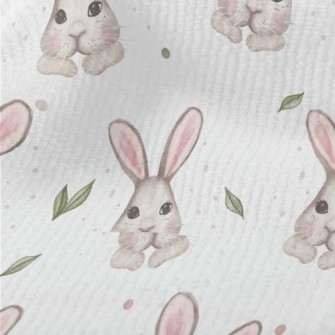 Watercolor Hand Drawn Rabbit Terry