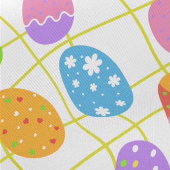 Bright Easter Eggs Twill