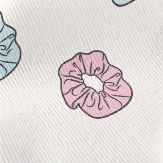 Cartoon Candy Color Hair Band Standard Corduroy