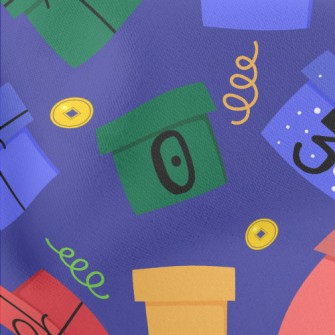 Mysterious Digital Gift Stretch Ponte