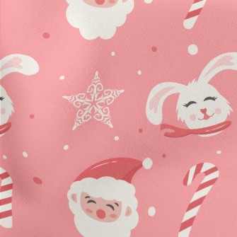 Cute Santa Claus With Candy Stretch Ponte